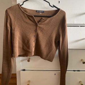 Brandy Melville Brown Cardigan